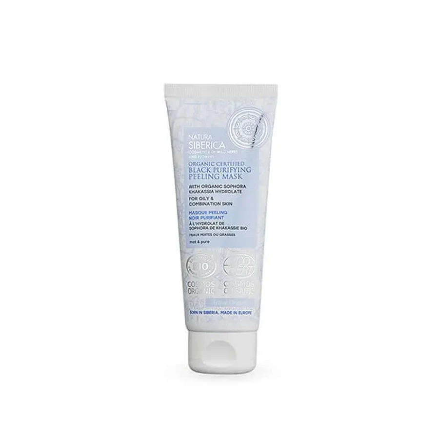 Natura Siberica Ns Facial Treatments New Purifying Black Reinigende Peeling-Gesichtsmaske Na, 75 ml