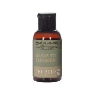 Benecos 2 In 1 Olive Mini Travel Badegel 50Ml Bio Vegan