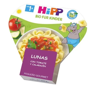 Hipp Bio Moons Met Tomaat en Courgette, 250 G