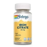 Solaray IJzercitraat 25Mg. 60 capsules
