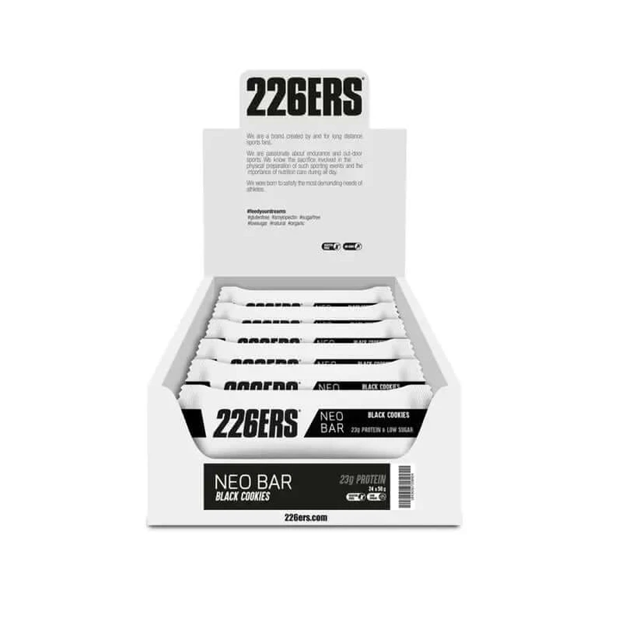 226Ers Neo Bar Protein - Bară de proteine Neo Bar Protein - Bară de proteine Black Cookies, 24x50 g