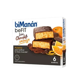 biManán Befit Batoane de ciocolată și portocale 6 unități