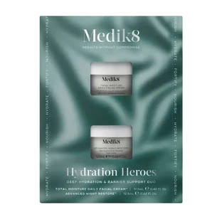 Medik8 Hydration Heroes Probeer Mij Maten Totale Vochtinbrengende Dagelijkse Gezichtscrème 12,5Ml + Advanced Night Restore 12,5Ml