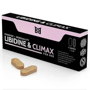 Blackbull von Spartan Libidine & Climax Libido Booster für Frauen 4 Kapseln