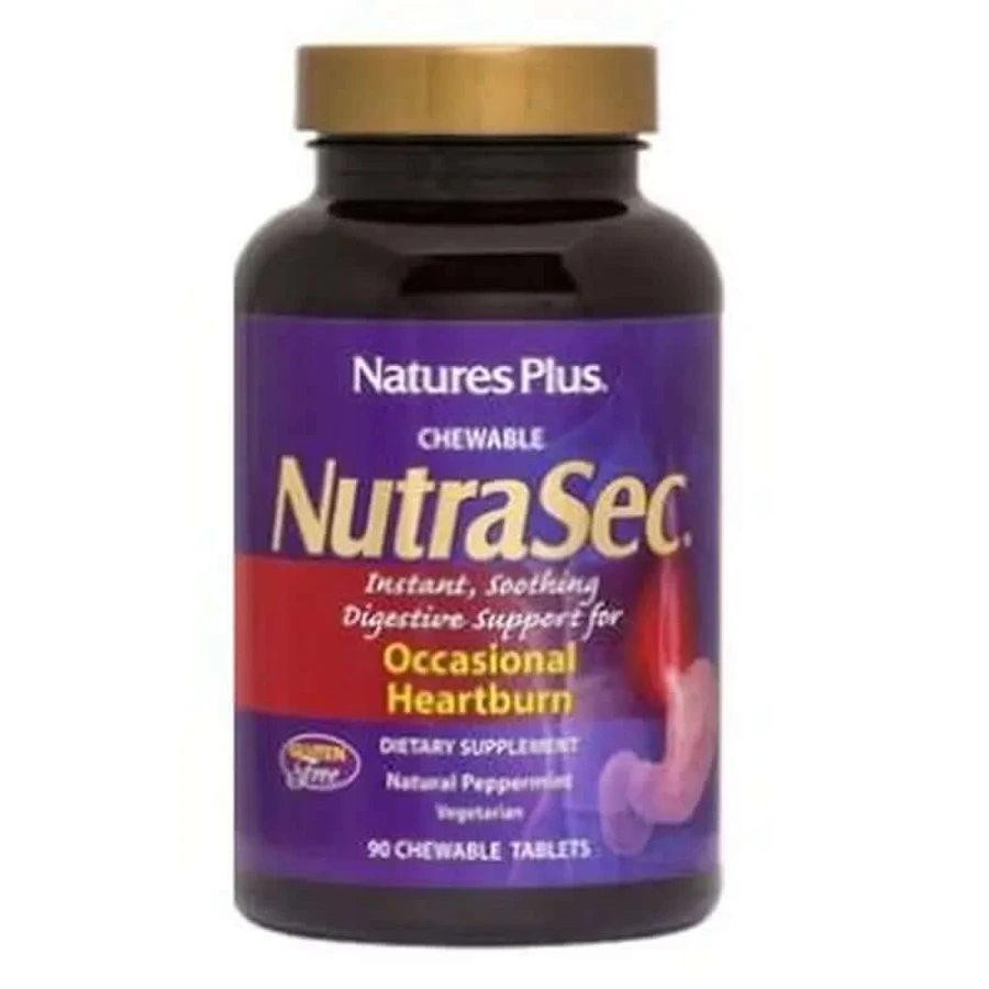 Natures Plus Nutrasec, 90 Kautabletten
