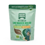 NaturGreen Graines de lin, gruau de cacao et aronia bio 150 g