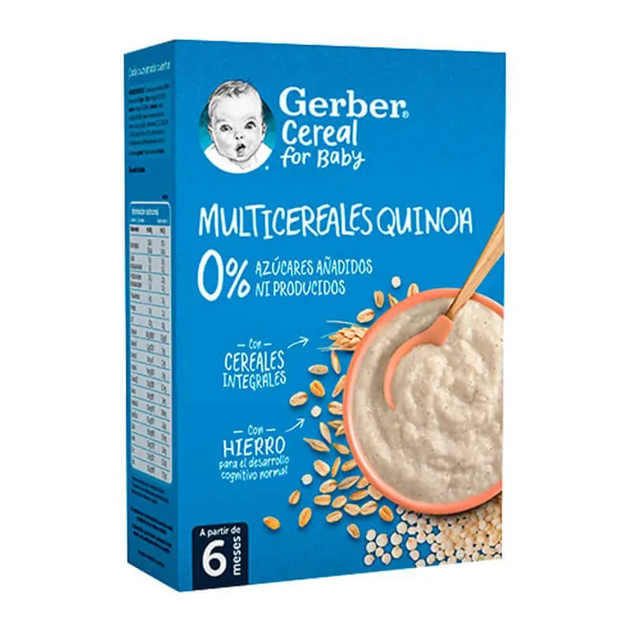 Gerber Multigrains Quinoa 0%, 270g