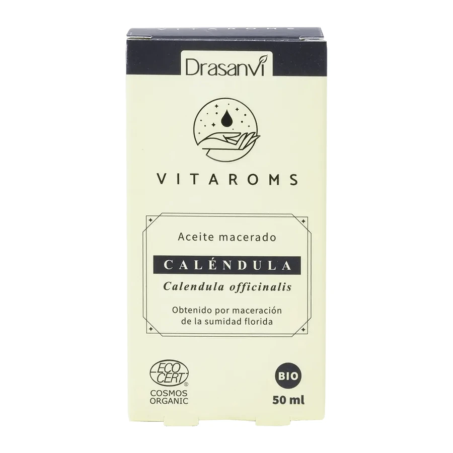 Drasanvi Vitaroms Calendula Macerated Vegetable Oil Bio Ecocert , 50 ml