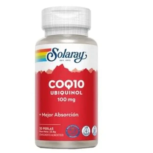 Solaray Coq10 Ubiquinol 100Mg. 30Perlen