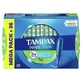 Tampax Compak Pearl Super Tampons With Applicator , 36 units
