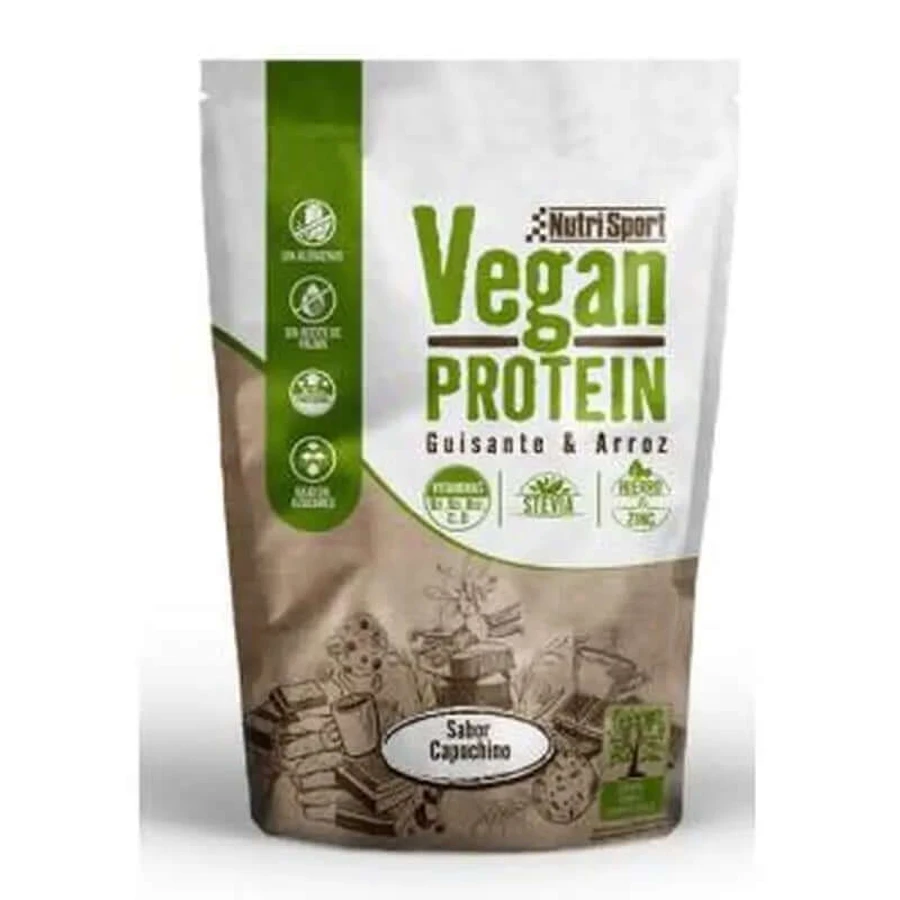 Nutrisport Vegan Protein Cappuchino 468Gr Bag