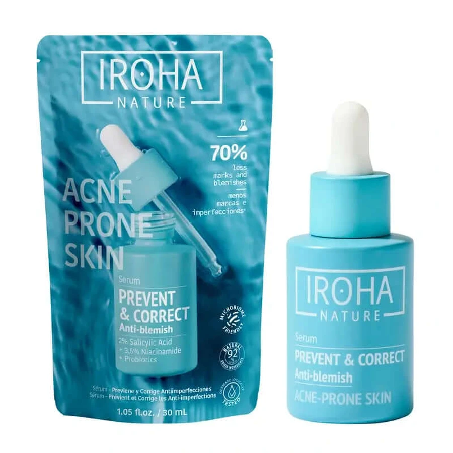 Iroha Nature Anti-Imperfection Serum voor de vette huid , 30 ml
