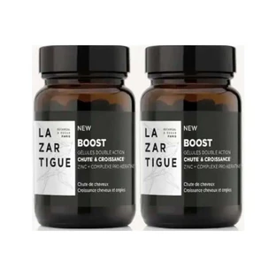 Lazartigue Gélules contre la chute des cheveux, paquet de 2 x 30 gélules