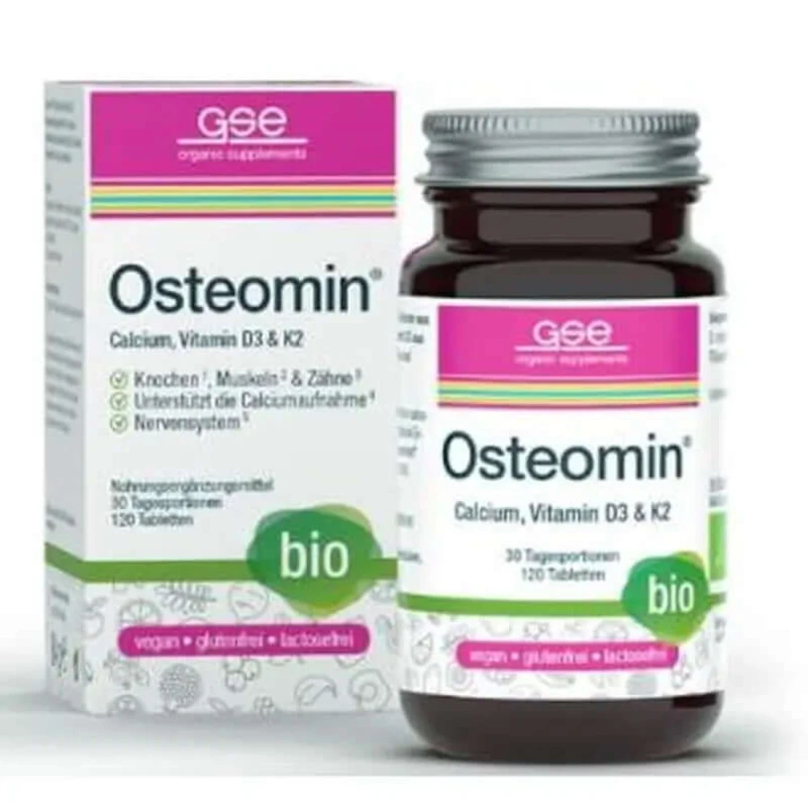 Gse Osteomin 120 Comprimidos Bio Vegan