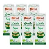 Ecomil Veggie Drinks Biologische Barista Sojadrank, verpakking 6 x 1 liter