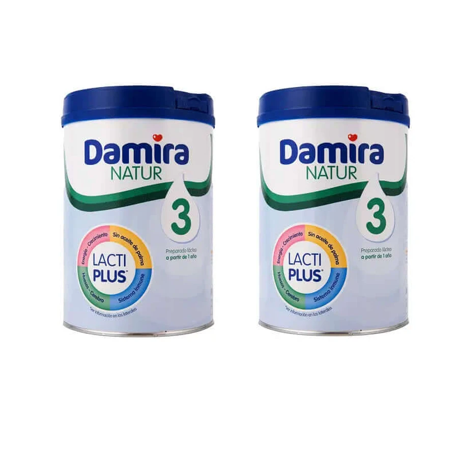 Damira Pack Natur 3 Lait d'allaitement continu 2 x 800 gr