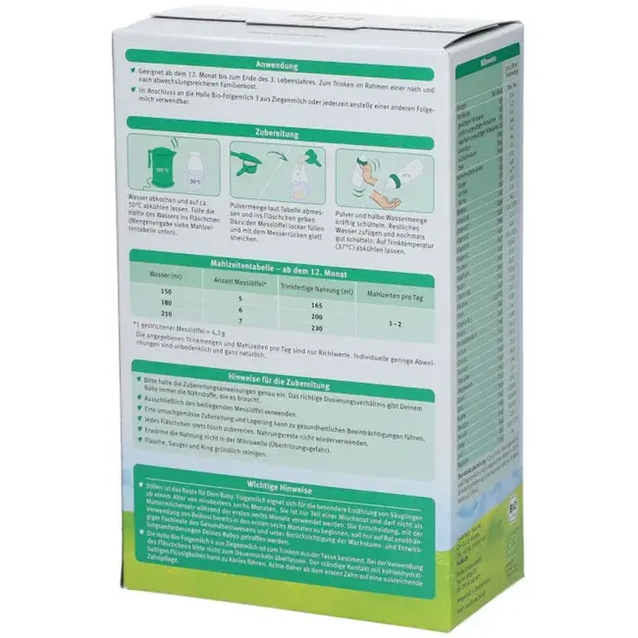 Holle Biologische Geitenmelk Formule 4, vanaf 12 maanden, 400 g
