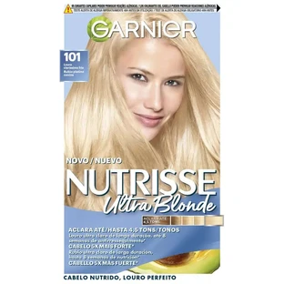 Garnier Nutrisse Aclarante Rubio Platino Ceniza Nº 101 , 160 ml