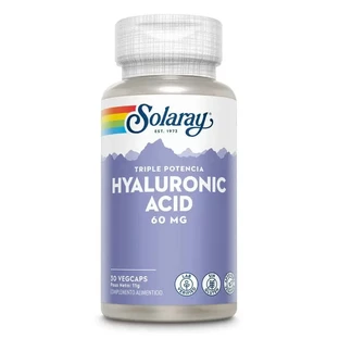Solaray Hyaluronzuur 60 Mg, 30 Capsules