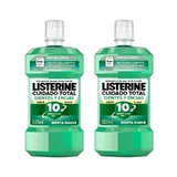 Listerine Duplo Mondwater Tand- & Tandvleesbescherming Mild Mint Alcoholvrij, 2 x 500 ml