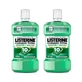 Listerine Duplo Mouthwash Tooth &amp; Gum Protection Mild Mint Mild Alcohol Free, 2 x 500 Ml