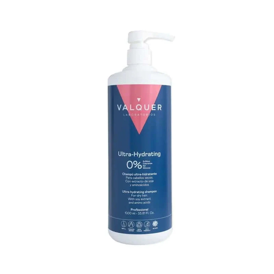 Valquer Hair Care Ultra Moisturising Shampoo, Păr uscat, 1000 ml