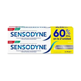 Sensodyne Whitening Care Tandpasta, verpakking van 2x75 ml