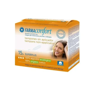 Farmaconfort Unapplied Digital Tampon Super, 15 units