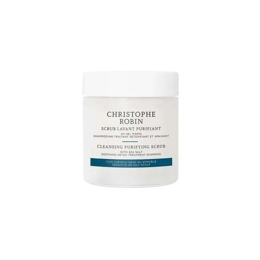 Christophe Robin zuiverende scrub met zeezout - reisformaat, 75 ml
