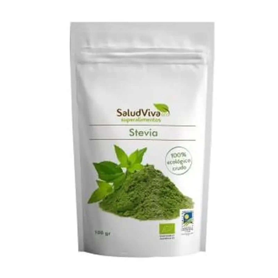Salud Viva Stevia Getrocknetes Blatt Pulver 100Gr. Bio Sg S/A Vegan
