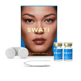 Lentilles de contact colorées, 6 mois, Sapphire, Swati