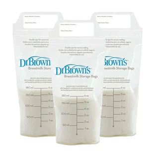 Dr. Brown's Bewaarflessen voor moedermelk, 3 stuks.