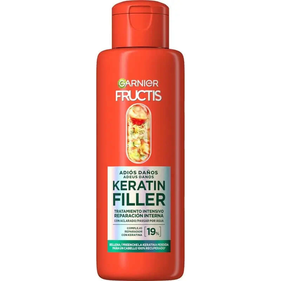 Garnier Fructis Keratine Vulling Intensieve Behandeling Vaarwel Schade Met Marula Olie Voor Beschadigd Haar 200Ml