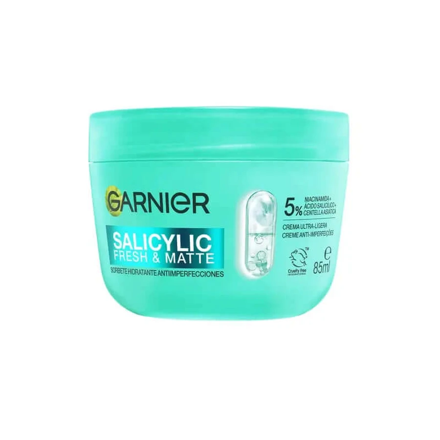 Garnier Pure Active Salicylic Fresh & Matte Anti-Imperfection Hydraterende Sorbet, 85 ml