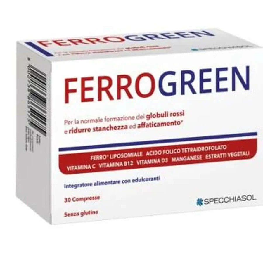 Specchiasol Ferrogreen 30 Tablets