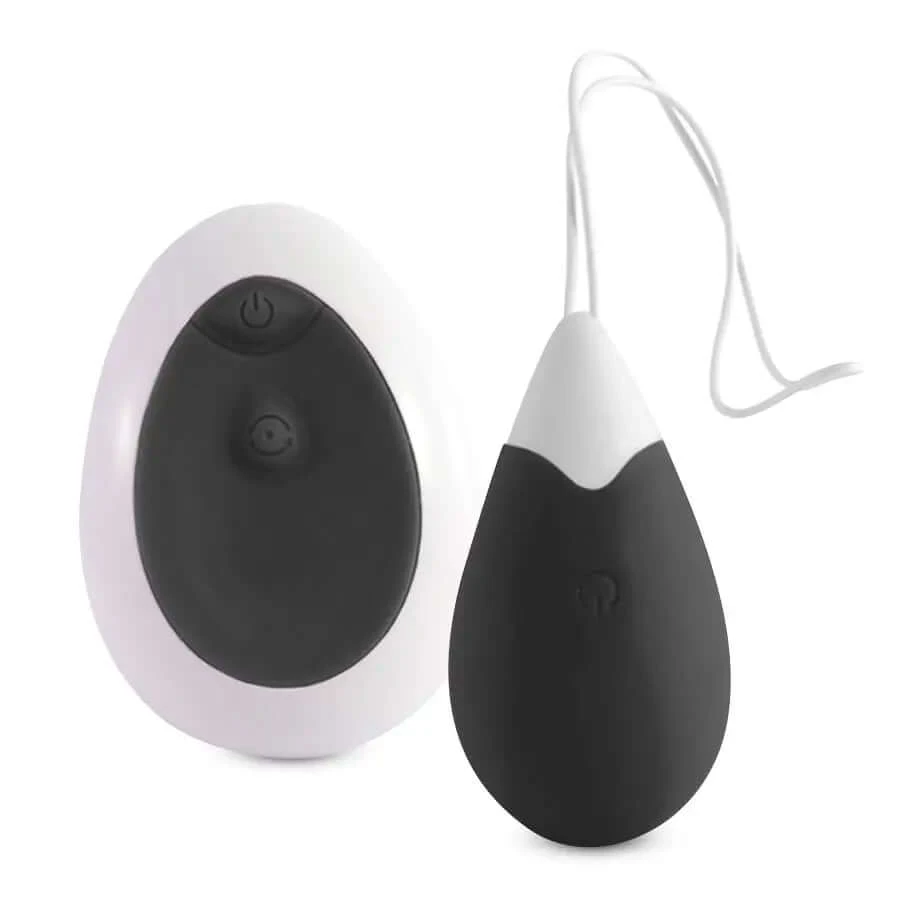 Intense Couples Toys Jan Remote Control Vibrating Egg Black