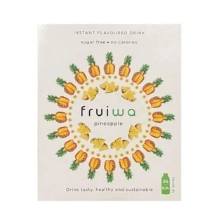 Fruiwa Instant-Getränkepulver mit Ananasgeschmack, Vitamin C und Süßstoff, 36 Gramm