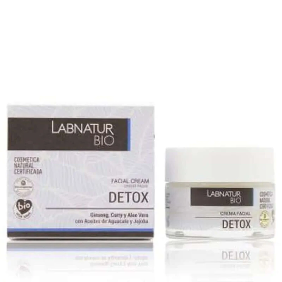 Labnatur Bio Detox Facial Cream Avocado Jojoba Ginseng 50M Bio