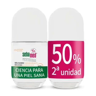 SEBAMED Duplo Gevoelige Deodorant Roll On, 50ml