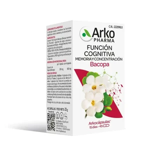 Arkopharma Arkocápsulas Bacopa, 45 capsules