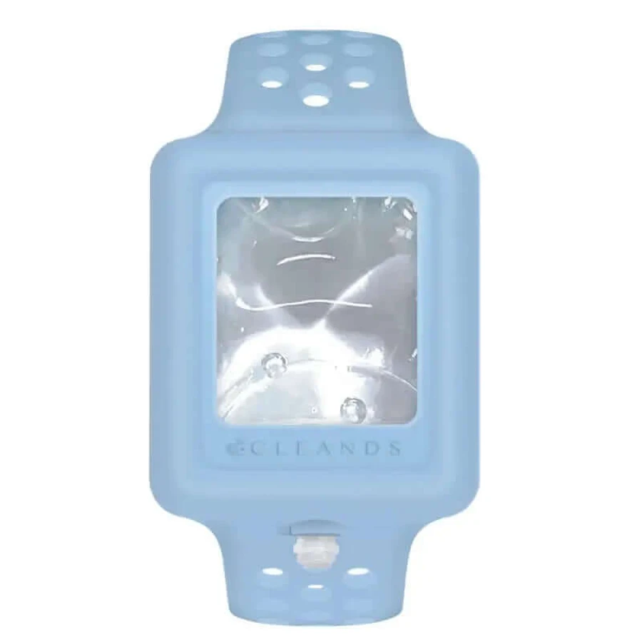 Blaues hydroalkoholisches Gel-Armband