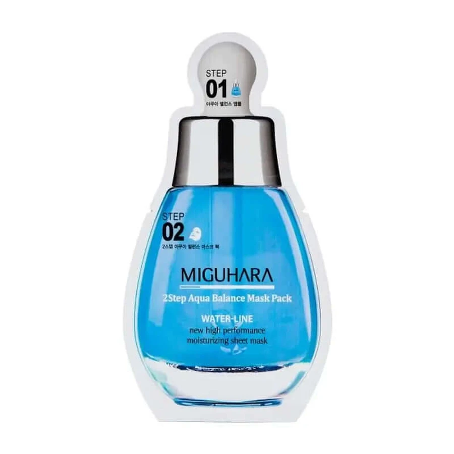 Miguhara 2 Schritt Aqua Balance Maske Pack , 1,7ml + 25ml
