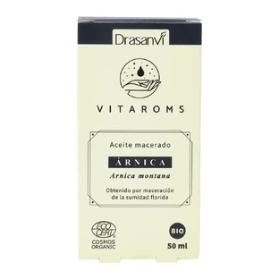 Drasanvi Vitaroms Arnica Macerated Vegetable Oil Bio Ecocert , 50 ml