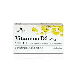 Natysal Vitamin D3, 60 Capsules