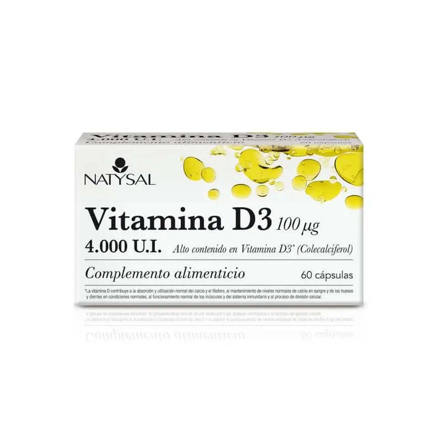 Natysal Vitamin D3, 60 Capsules