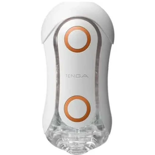 Tenga Flip Orb Strong Masturbator Crash White & Orange