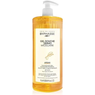 Byphasse Dermo Gel douche micellaire à l'argan, 1000 ml