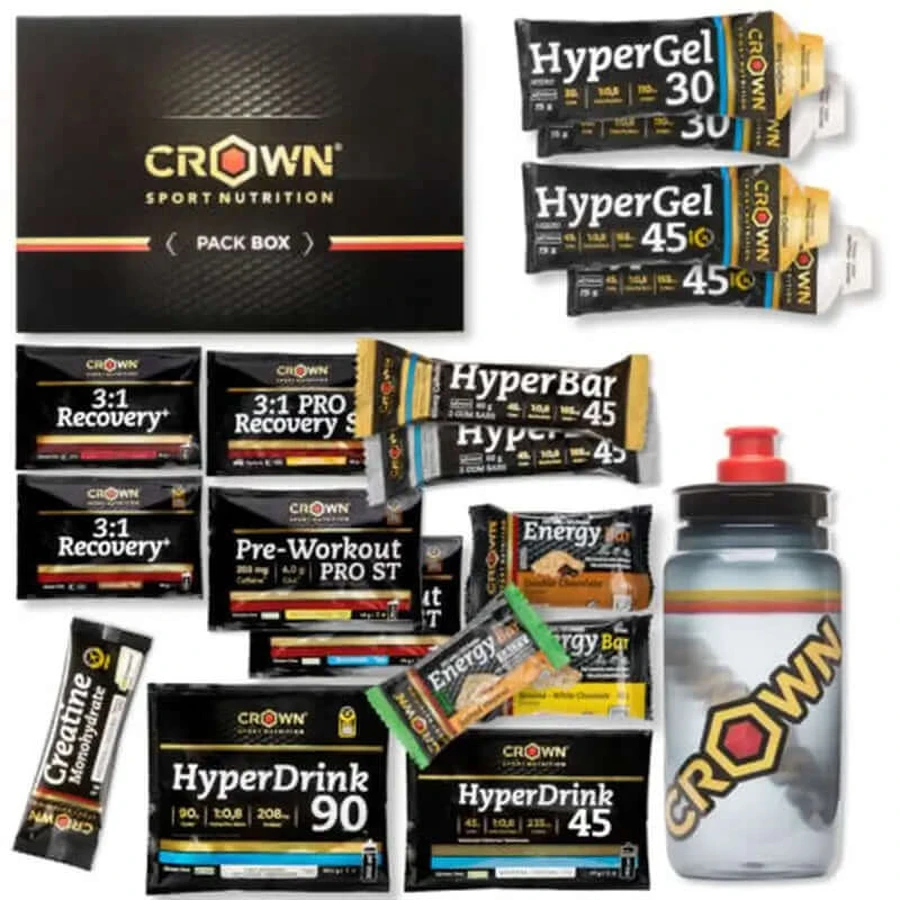 Crown Sport Nutrition Hyper Energy Tester Pack With 550 Ml Drum