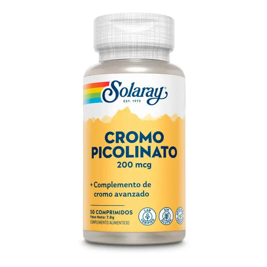 Solaray Chrom Picolinat 200 Mcg. 50 Komp