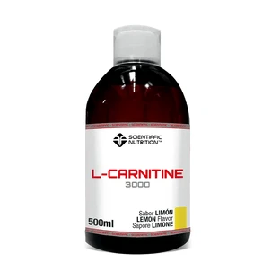 Scientiffic Nutrition Vloeibaar L-Carnitine Ml Citroen 3, 500 ml